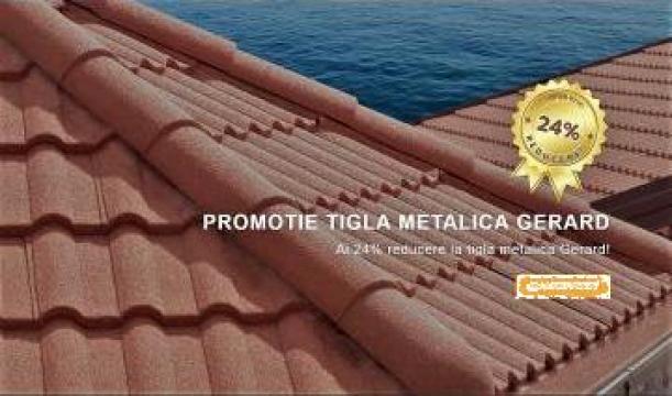 Tigla metalica Gerard cu profil mediteranean