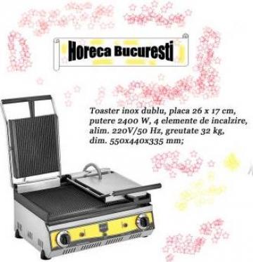 Toaster inox dublu electric