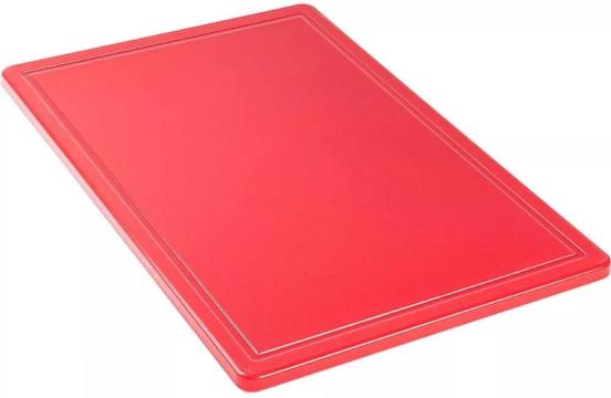 Tocator bucatarie profesional 60x40x1.8 - Rosu