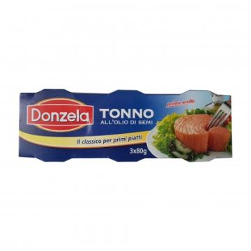 Ton in ulei 3x80 gr Donzela