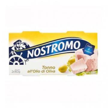 Ton in ulei masline Nostromo 2x160g, 320g