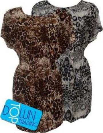 Top dama animal print