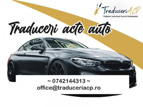 Traduceri acte auto