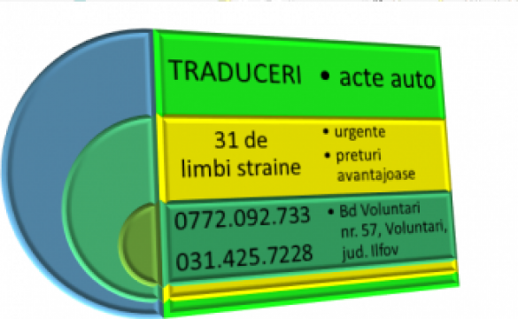 Traduceri autorizate acte auto