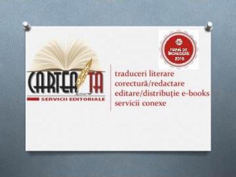 Traduceri literare - italiana, engleza, germana