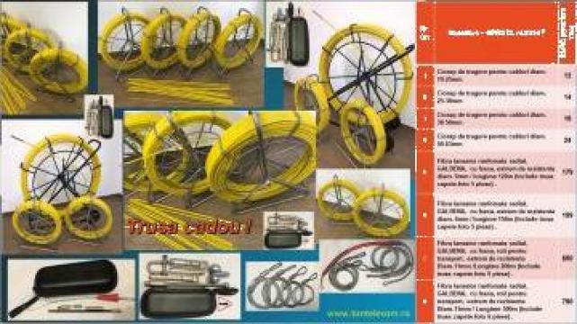 Tragator cablu / lansator fibra