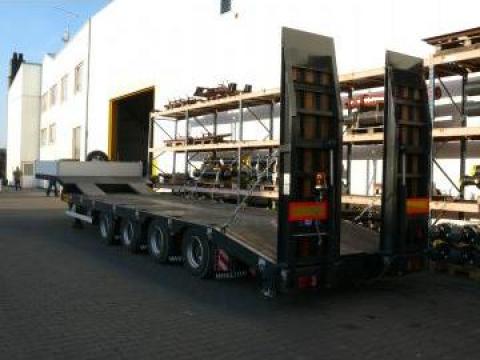 Trailer agabaritic 4 axe extensibil pe latime