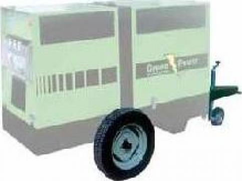 Trailer cu carlig remorcare pentru generatoare