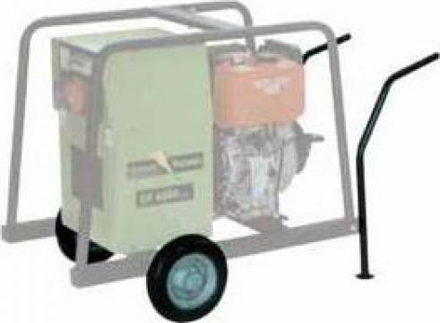 Trailer cu manere pentru generatoare