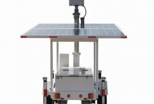 Trailer solar pentru iluminat  LED autonom