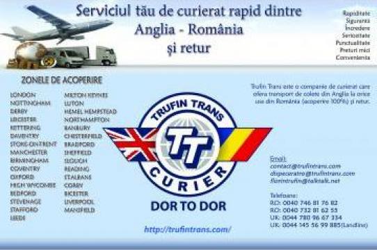 Transport colete Romania -Northampton si invers