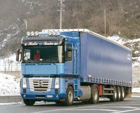 Transport marfa camioane cu prelata