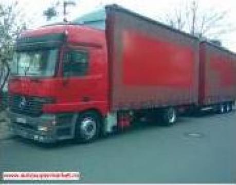 Transport marfa cu tir si trailer de 34 tone