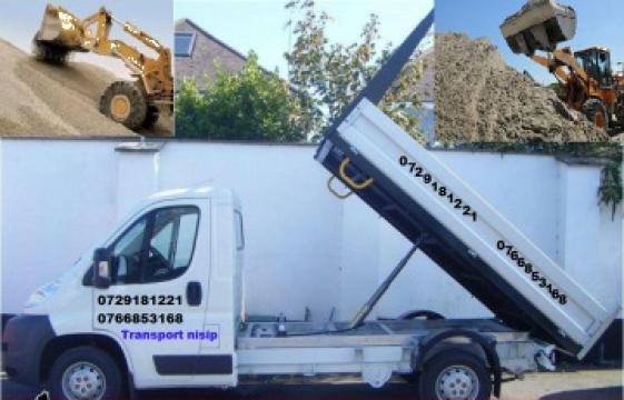 Transport nisip Bucuresti Ilfov