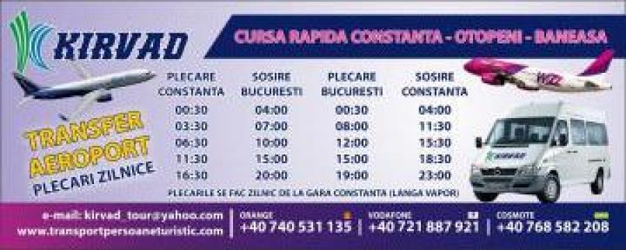 Transport persoane Constanta-Baneasa-Otopeni-Constanta