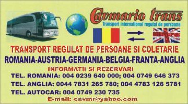 Transport persoane Romania-Anglia