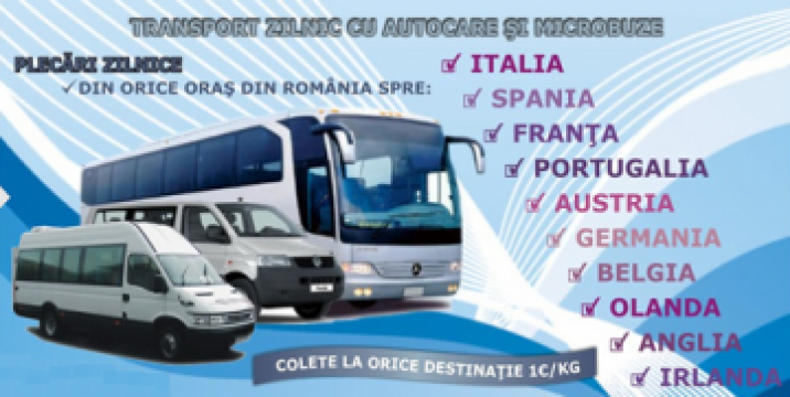Transport persoane Romania Timisoara Franta
