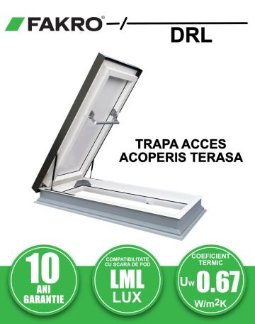 Trapa acces acoperis terasa Fakro DRL