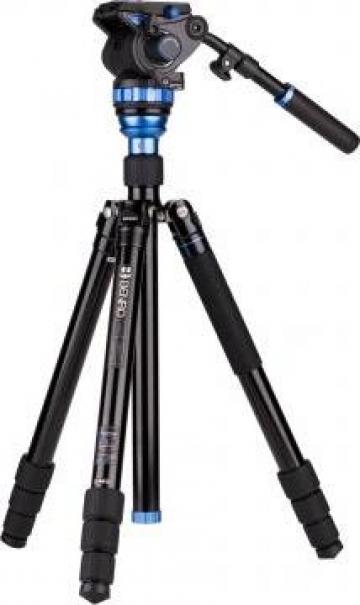 Trepied foto Benro Aero 7 Travel Video (Aluminum)