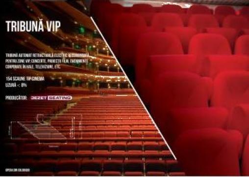 Tribuna VIP automat retractabila electric
