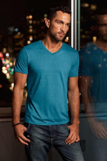 Tricou Adult Tri-Blend V-neck Tee