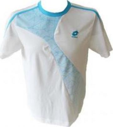 Tricou Lotto Effect White/Anise Blue