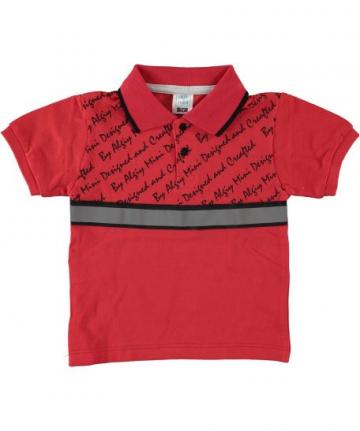 Tricou Polo, Algi, rosu, bumbac, baieti