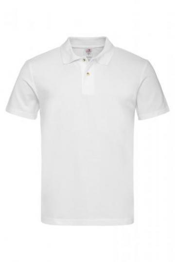 Tricou Polo Classic, Stedman - alb