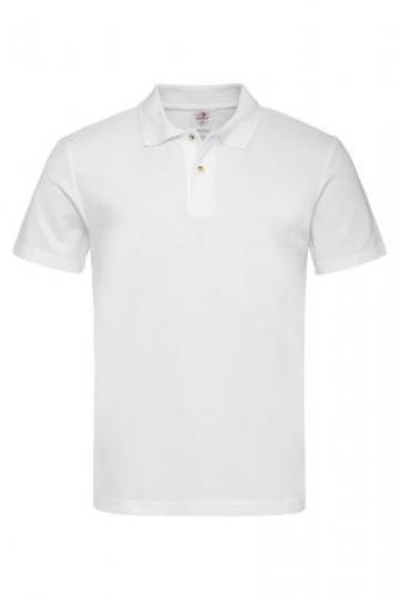 Tricou Polo Classic, Stedman - alb