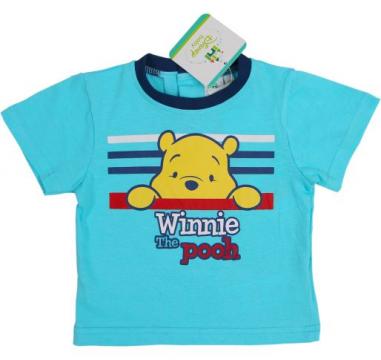 Tricou baieti, Disney, Winnie the Pooh, bumbac, bleu