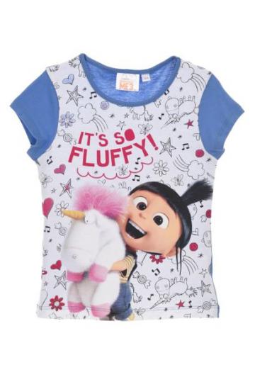 Tricou bumbac, fete, Agnes, Minions, multicolor