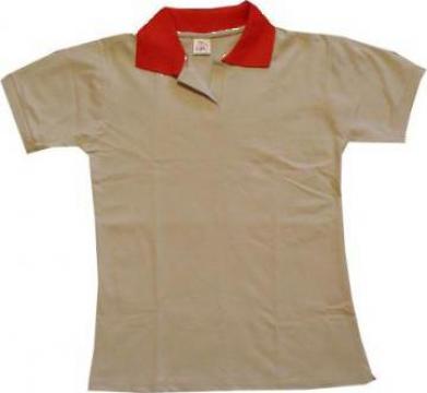 Tricou polo bicolor