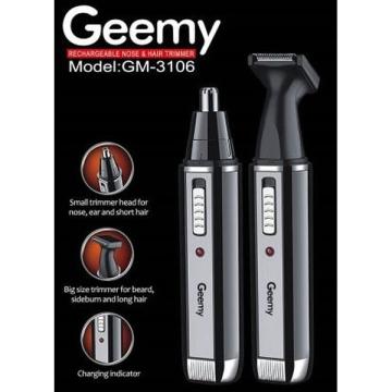 Trimmer facial electric si reincarcabil 2in1 Geemy GM-3106
