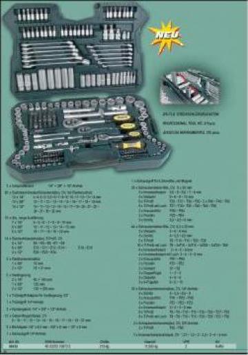 Trusa scule tubulare 215 piese 98430 mm