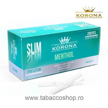 Tuburi tigari Korona Slim Menthol 250