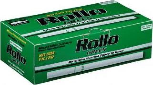 Tuburi tigari Rollo Green Menthol - Micro Slim (200)