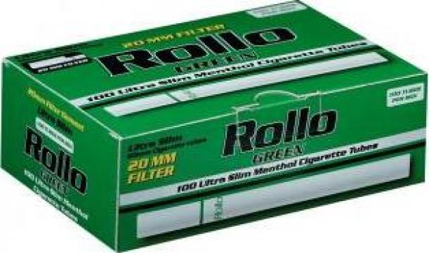 Tuburi tigari Rollo Green Menthol - Ultra Slim (100)