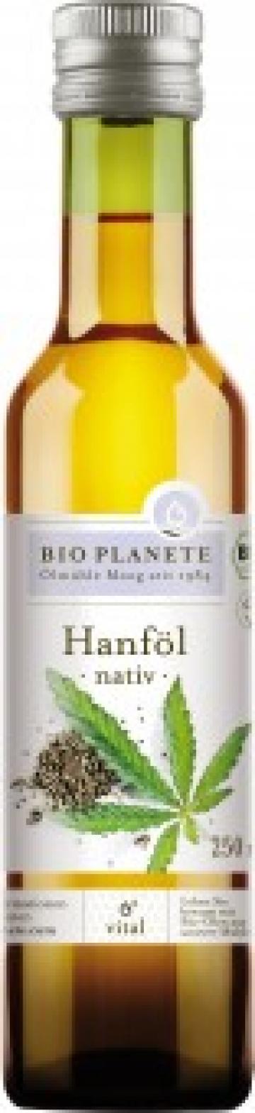 Ulei de canepa nativ bio 250ml Bio Planete