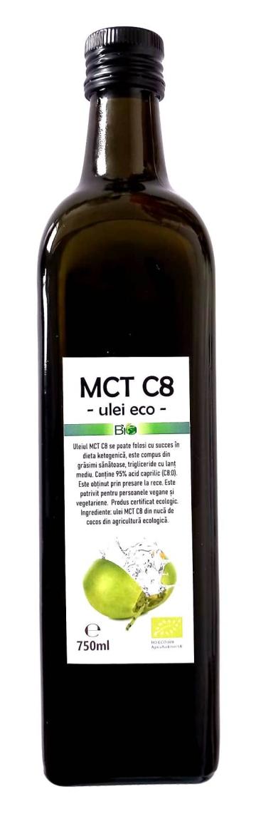 Ulei de cocos MCT C8 Eco 750ml