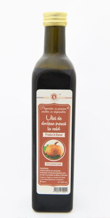 Ulei de dovleac presat la cald, 500ml