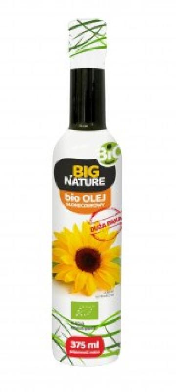 Ulei de floarea soarelui presat la rece bio 375ml Big Nature