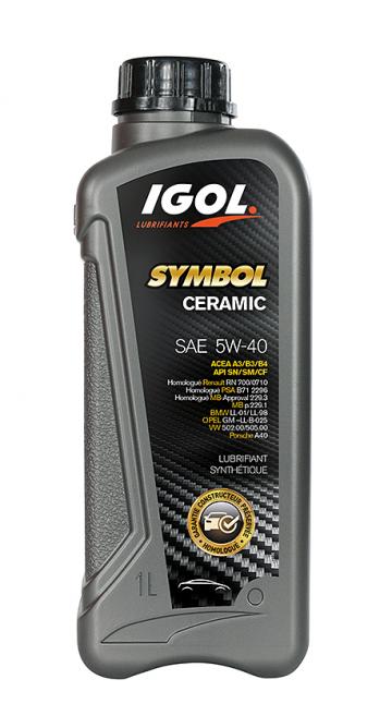 Ulei motor sintetic Igol Symbol Ceramic 5W-40, 1L