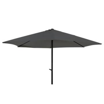 Umbrela soare cu mecanism rabatare 250 cm gri Raki