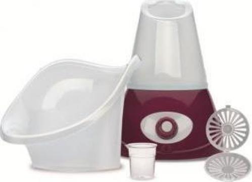 Umidificator cosmetic si masca faciala cu aer cald