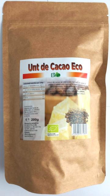Unt de cacao, bio 200g