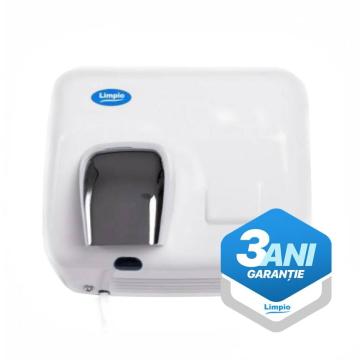 Uscator de maini, inox alb, 2500 W, Limpio HD 250B