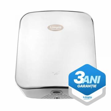 Uscator de maini inox lucios, 1400 W, Limpio HD2800C