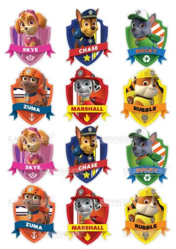 Vafa tort caractere Paw Patrol - Lumea