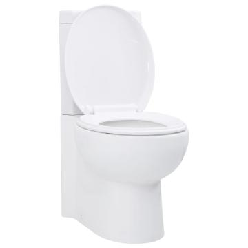 Vas WC din ceramica, alb