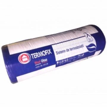 Vata de sticla Termofix caserata / 8.4x1m - 100mm